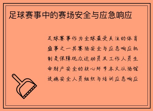 足球赛事中的赛场安全与应急响应